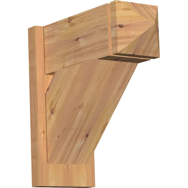 Ekena Millwork Traditional Smooth Arts and Crafts Outlooker, Western Red Cedar, 7 1/2"W x 18"D x 18"H OUT08X18X18TRA03SWR - main